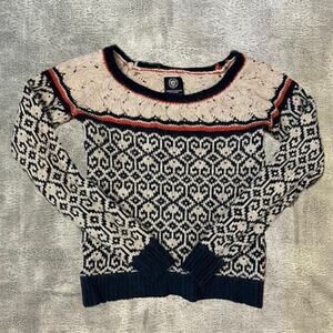 American Eagle Y2k Knit Crochet Sweater